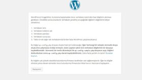 WP Kurulumu