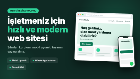işletmeniz için hızlı ve modern web sitesi kurarım