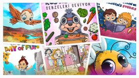 çocuk kitabı illüstrasyonları yapıyorum