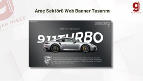 Araç Sektörü Web Banner Tasarımı