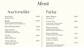 Menü Tasarımı