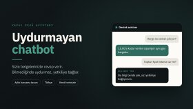 özel yapay zekâ chatbot kurar, sitenize yerleştiririm