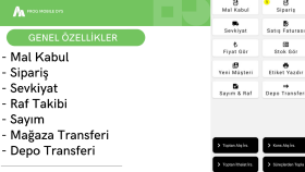 nebime entegre özel raporlama ve mobil uygualama yapabilriim