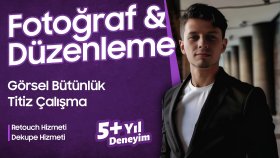 dekupe/retouch çalışmalarını yapabilirim