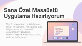 bilgisayar programı geliştiririm