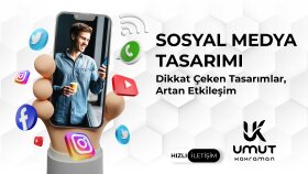 sosyal medyan için özel tasarımlar yaparım
