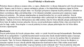 Sosyal Psikoloji