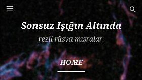 Blog ( Sonsuz Işığın Altında)