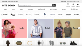 Giyim site tasarımı - Anahtar Teslim E-ticaret Sitesi