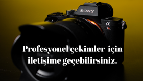 profesyonel kameralar ile çekim yaparım