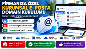 size veya şirketinize özel kurumsal mail hizmeti sağlarım