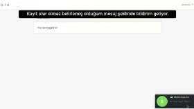 Telegram Bildirim Örneği
