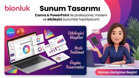 fikirlerinizi göze hitap eden  sunumlara dönüştürürüm