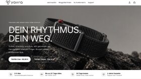 Yavra: akıllı yüzük markası için Shopify mağazası