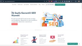 seohizmeti.com.tr landing, pages, blog, host işlemleri