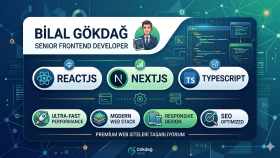 NextJS ve React ile modern web siteleri geliştirebilirim
