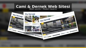 cami ve dernek web sitesi yaparım