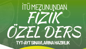 fizik dersinde özel ders veriyorum