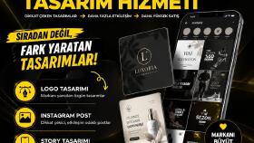 markanıza logo, slogan ve sosyal medya tasarımları yapıyorum