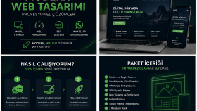 modern ve mobil uyumlu kurumsal web siteleri geliştiriyorum