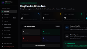 web için özel yönetim paneli geliştiririm