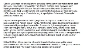 Özgeçmiş (Yöneticilerin Özgeçmişi vs.)