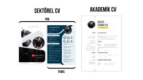 hazır şablonun ötesinde şahsınıza özel CV hazırlayabilirim