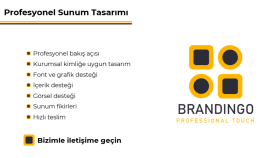 profesyonel ve kurumsal sunumlarınızı hazırlarım