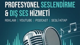reklam ve projeleriniz için seslendirme yaparım