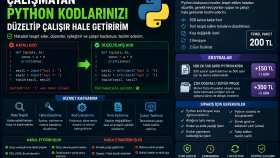 çalışmayan Python kodlarınızı çalışır hale getiririm