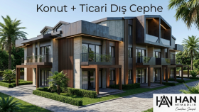 mimari dış cephe tasarımı ve 3D görselleştirme yaparım