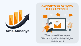 Amazon Almanya ve Avrupa'da marka kaydınızı yaparım