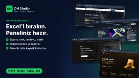 size özel PHP yönetim paneli ve web yazılımı geliştiririm