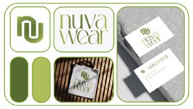 nuva wear logo tasarımı