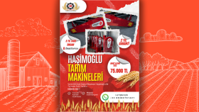 Haşimoğlu tarım makineleri için afiş tasarımı 