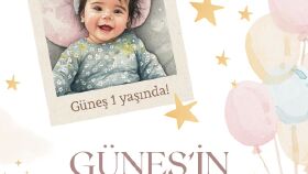 Evlilik-Nişan-Bebek Doğum Günü Davetiyesi