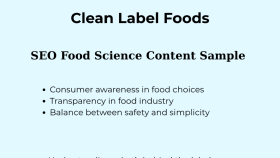 Food science content sample