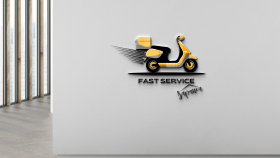 Kurye hizmeti sağlayan  firmaya logo çalışması