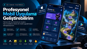 iOS ve Android için profesyonel mobil uygulama geliştiririm