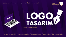 sade ve şık görünen logolar tasarlıyabilirim