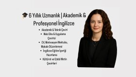 hedef odaklı ve doğal çeviriler sunarım