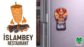 İslamBey Restoran Magnet ve Soda Açacağı Tasarımı