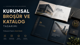 markanız için kurumsal broşür ve katalog tasarlarım