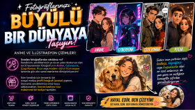 fotoğraflarınızı anime ve illüstrasyon tarzında yaparım