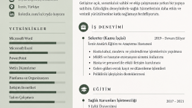 mükemmel CV tasarlıyorum