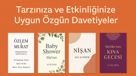 özel anlarınızı yansıtan davetiyeler tasarlayabilirim