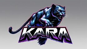 KARA – Panter Temalı Güçlü ve Şık E-Spor Logo Tasarımı