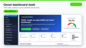 CRM ve Teklif Takip Paneli