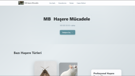 React - MB Haşere Mücadele web sitesi