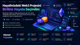 blockchain, kripto ve Web3 projeleri geliştiririm